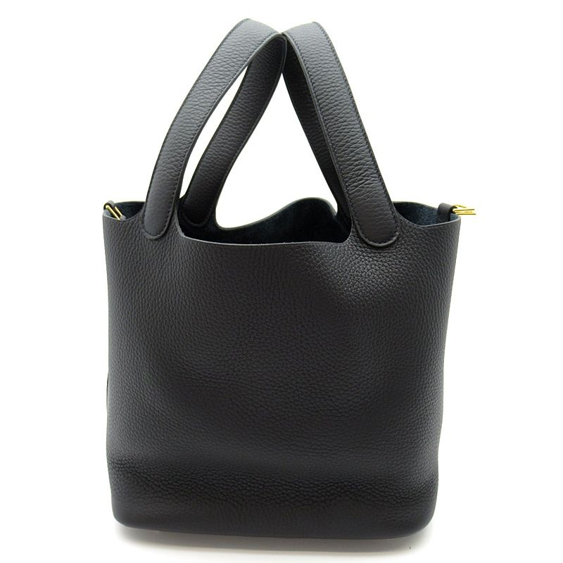 Hermes Picotin Lock MM Taurillon Clemence Veau Handbag — view 4