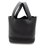 Hermes Picotin Lock MM Taurillon Clemence Veau Handbag — view 4