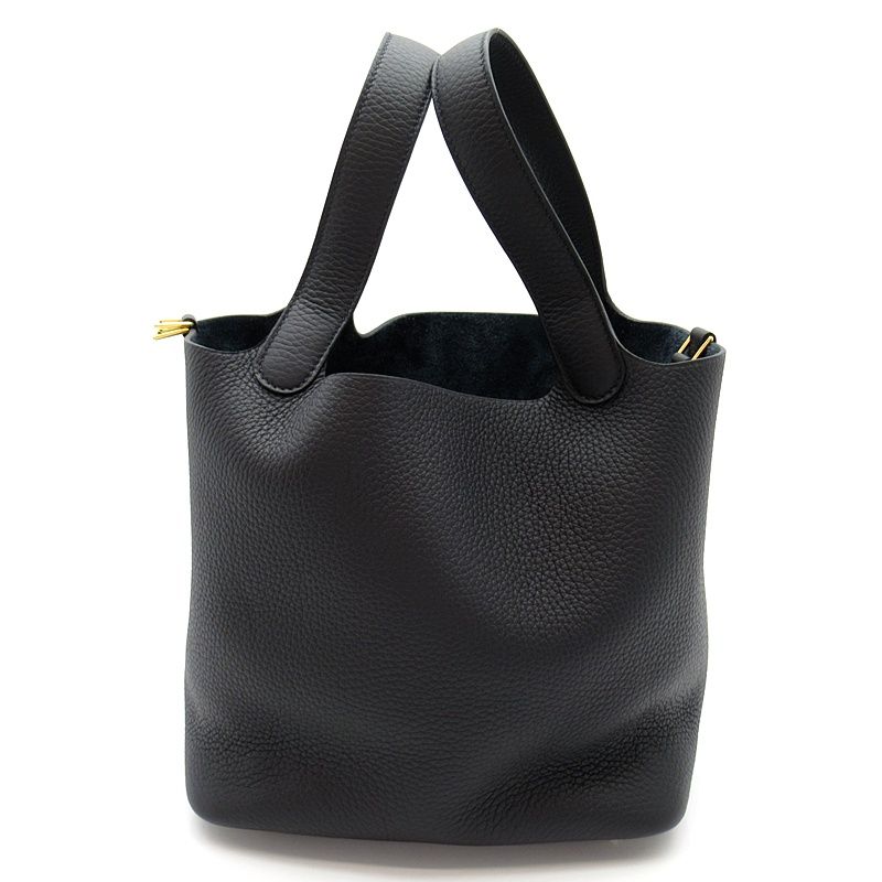 Hermes Picotin Lock MM Taurillon Clemence Veau Handbag