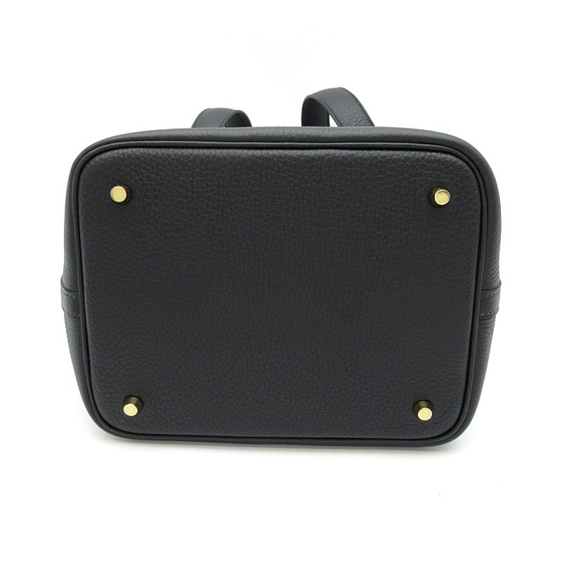 Hermes Picotin Lock MM Taurillon Clemence Veau Handbag — view 6