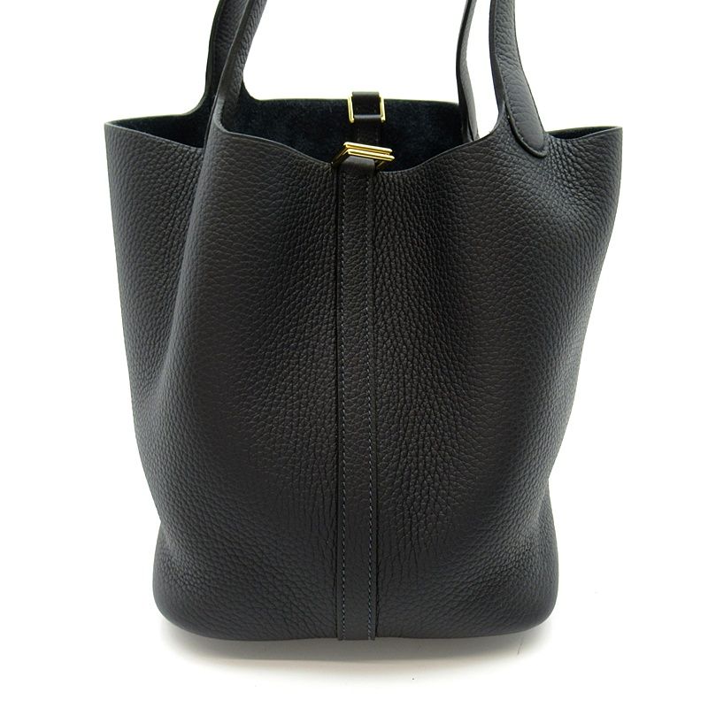 Hermes Picotin Lock MM Taurillon Clemence Veau Handbag — view 5