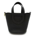 Hermes in the Loop 18 Taurillon Clemence Swift Handbag Black — view 4