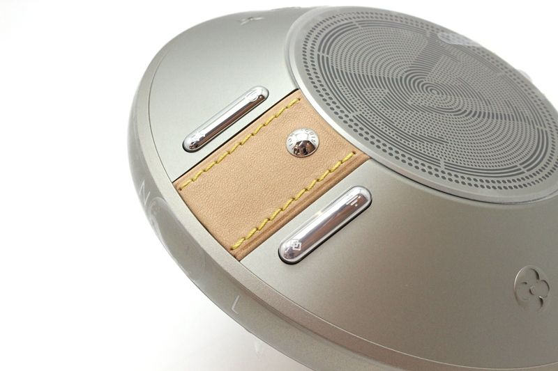 Louis Vuitton Nanogram Speaker Copper Silver Audio Equipment Calfskin Messenger — view 4