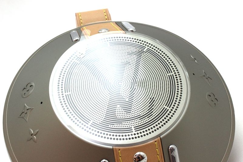 Louis Vuitton Nanogram Speaker Copper Silver Audio Equipment Calfskin Messenger — view 6
