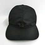 Prada Re-Nylon Baseball Cap Black Nylon XL 61 Hat — view 3
