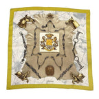 Hermes Carre 70 Scarf Parures Equestres Vintage Silk