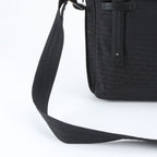 Dior Leather Shoulder Bag Crossbody Messenger Business Tote Black — view 2