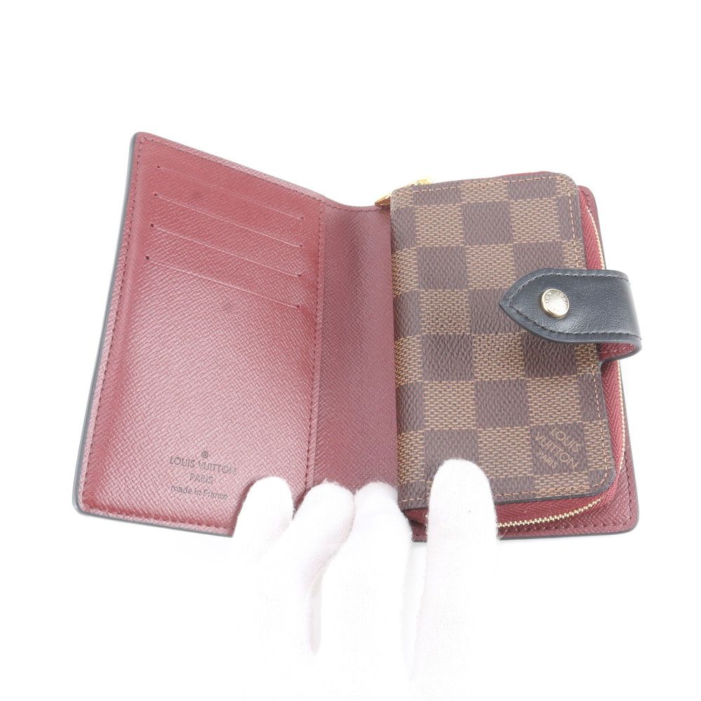Louis Vuitton Damier Portefeuille Juliette Leather Bifold Wallet — view 6