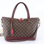Louis Vuitton Damier Hyde Park Leather 2-Way Tote Bag Crossbody Shoulder