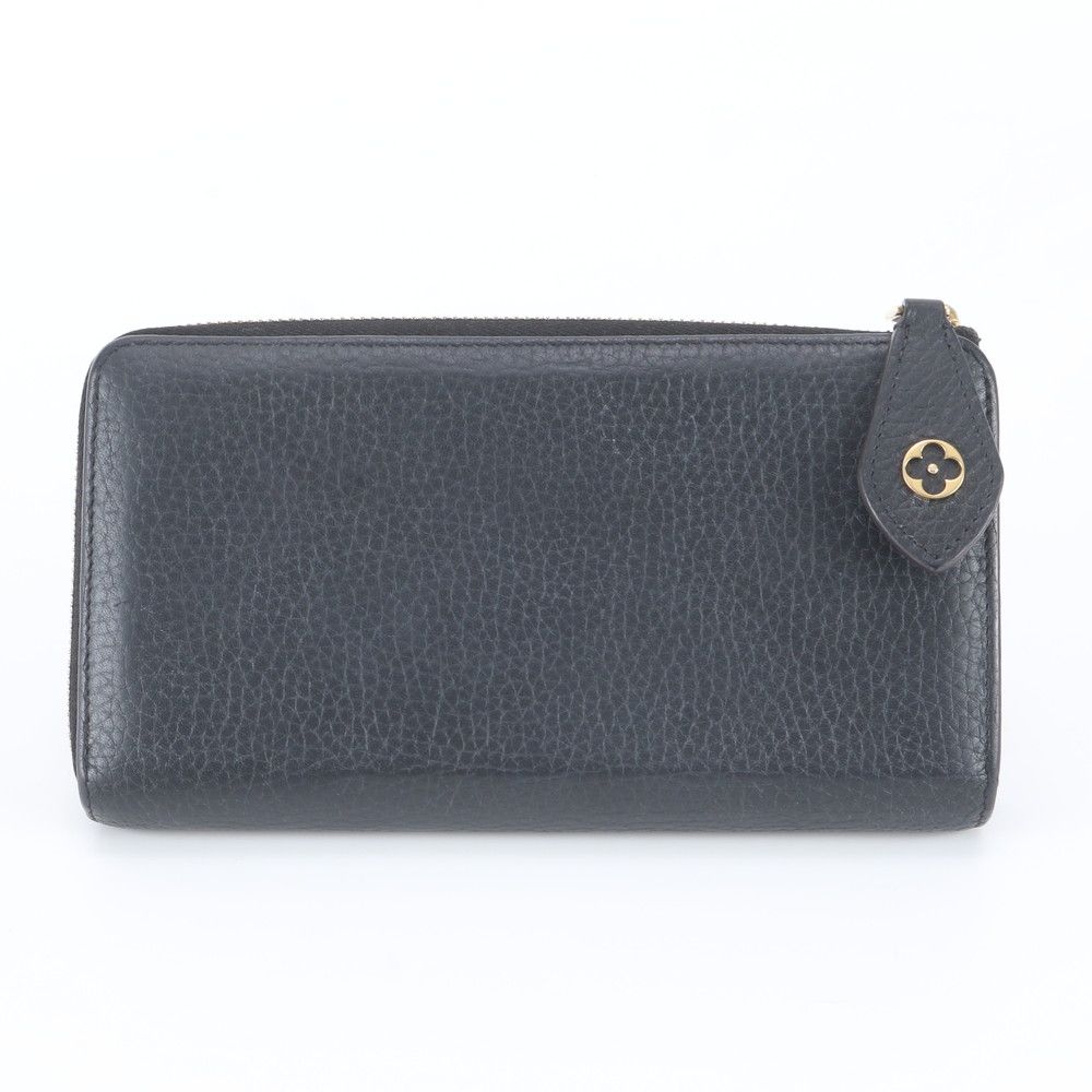 Louis Vuitton Taurillon Leather Portefeuille Comet Wallet Zip Around