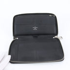 Louis Vuitton Damier Graphite Zippy Organizer Leather Wallet Zip Around — view 6