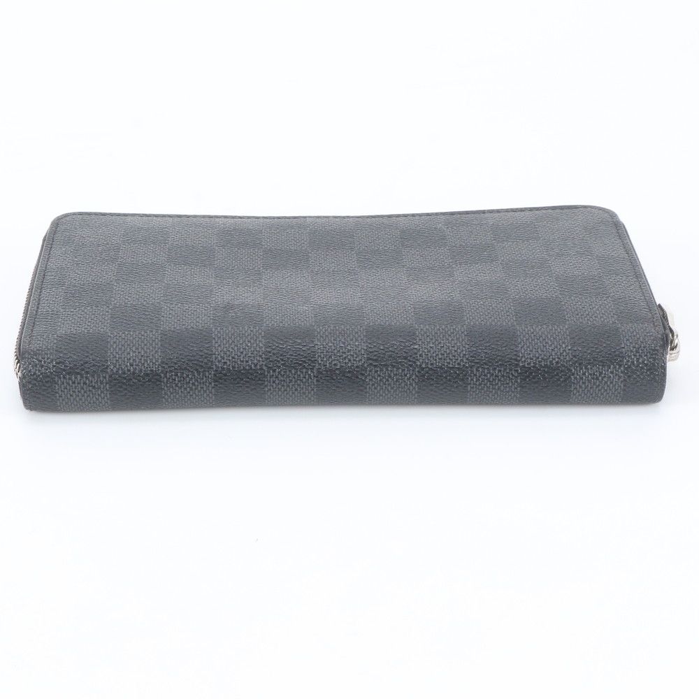 Louis Vuitton Damier Graphite Zippy Organizer Leather Wallet Zip Around — view 5