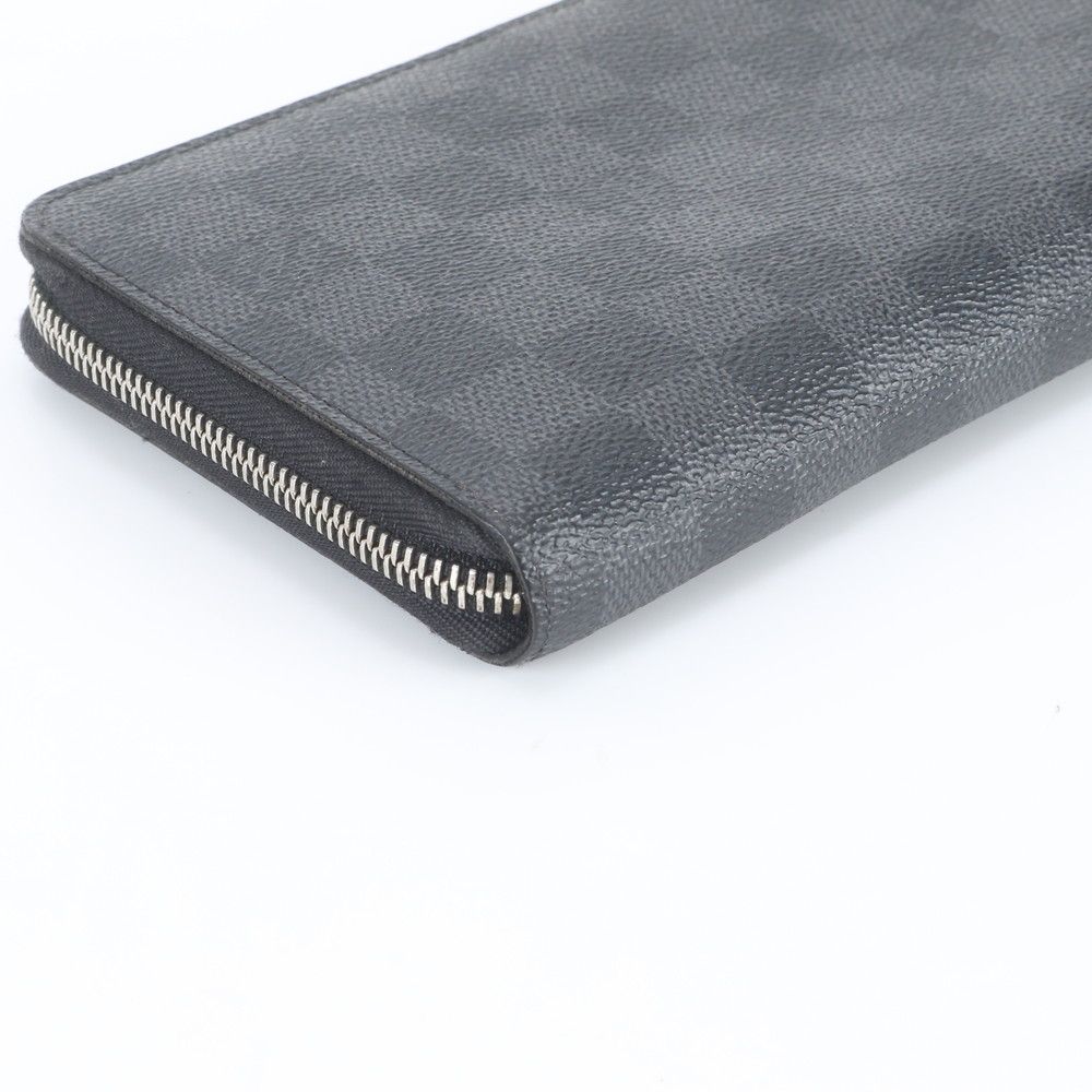 Louis Vuitton Damier Graphite Zippy Organizer Leather Wallet Zip Around — view 3