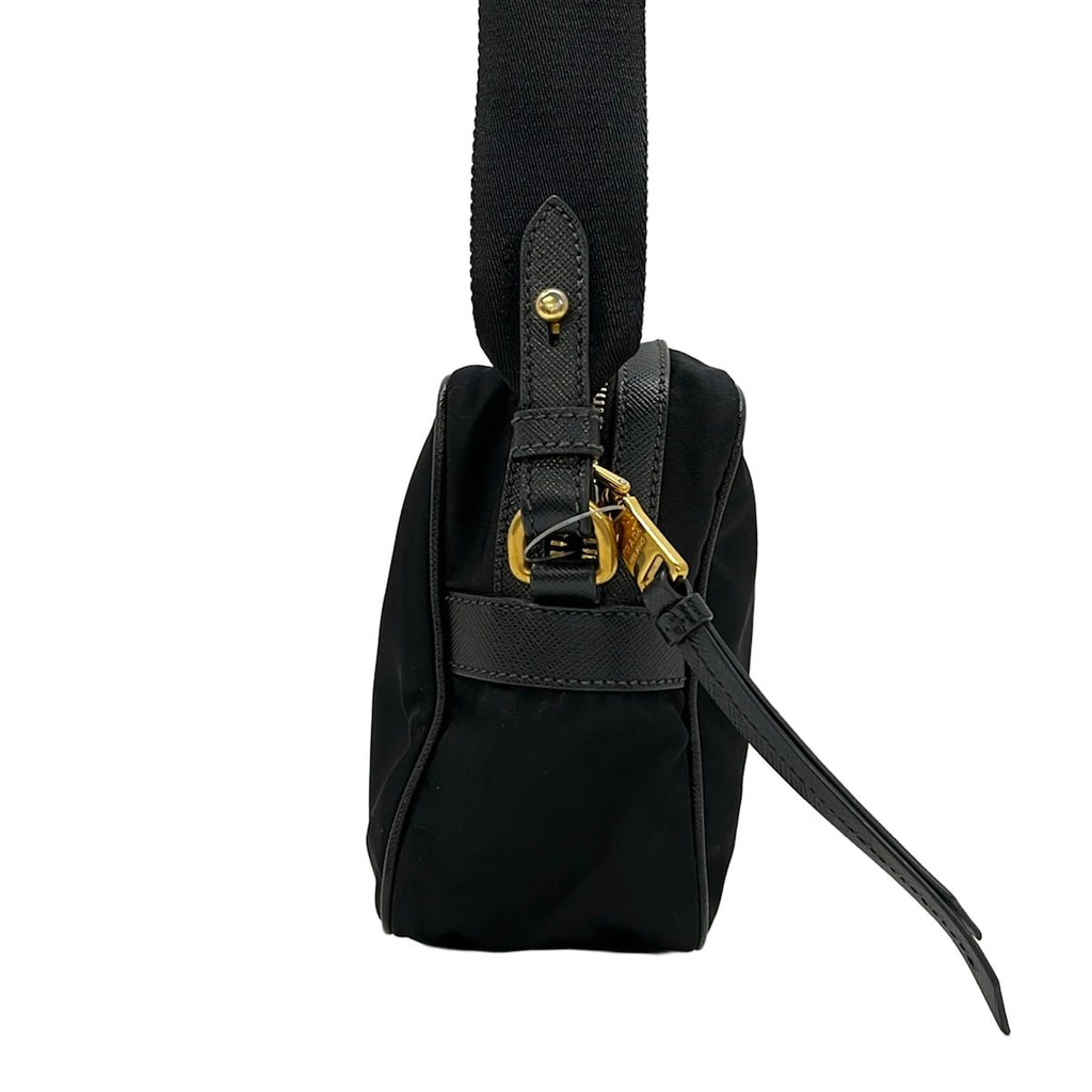 Prada Shoulder Bag Black Gold — view 2