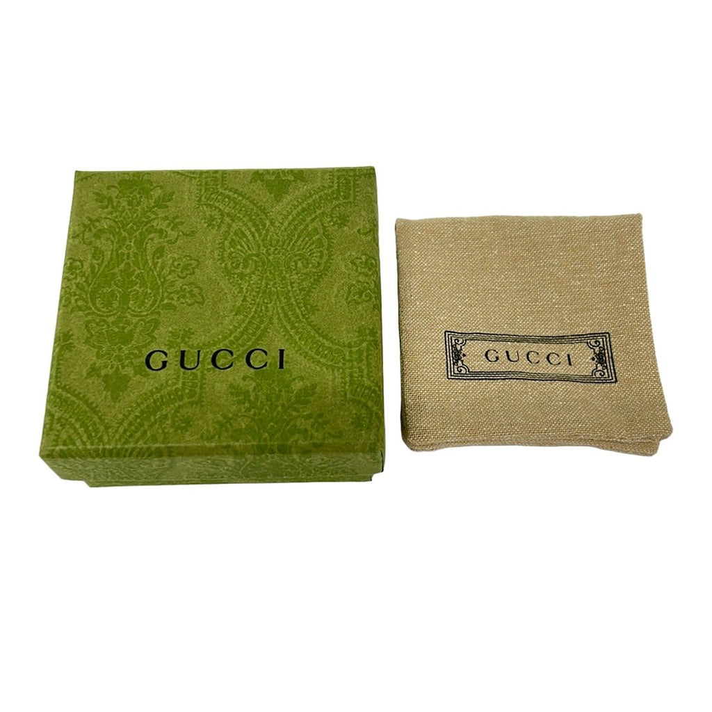 Gucci Ring Interlocking G Silver Red Heart — view 5