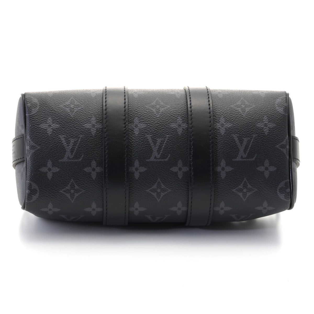 Louis Vuitton Keepall Bandouliere 25 Monogram Eclipse Reverse Boston Bag Black — view 4