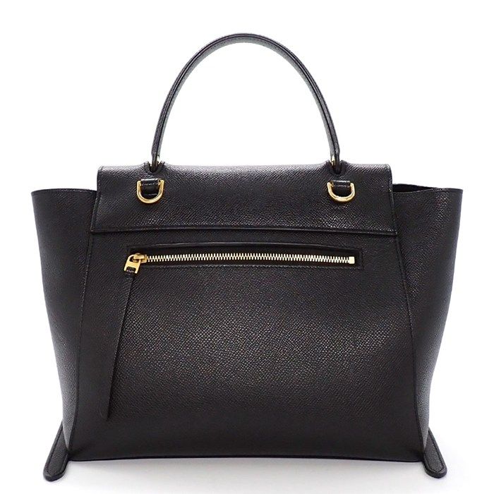 Celine Shoulder Bag Micro Black Calfskin Gold — view 2