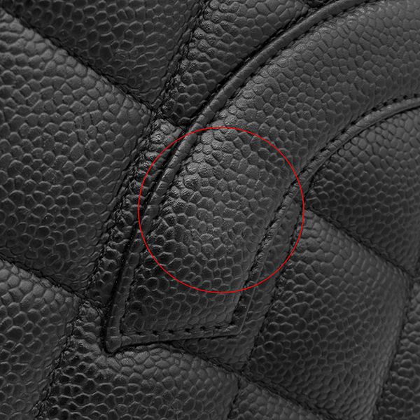 Chanel Tote Reissue Caviar Leather Black Silver CC Logo Shoulder Bag — view 7