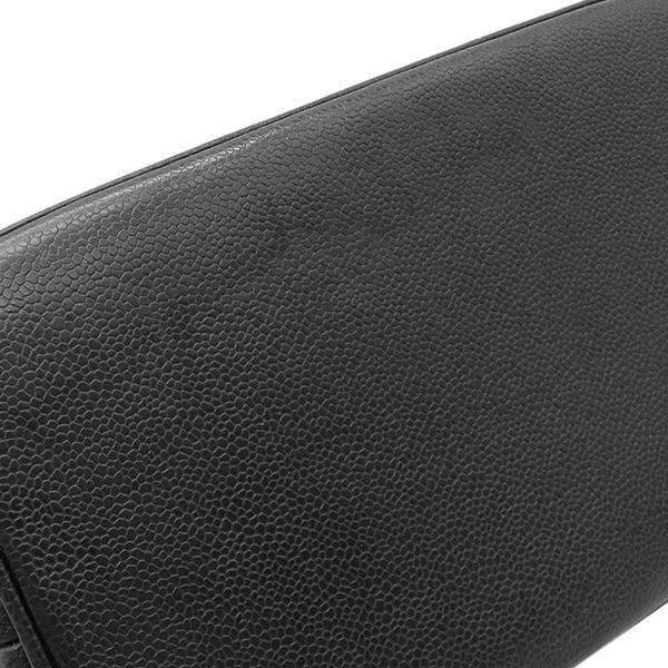Chanel Tote Reissue Caviar Leather Black Silver CC Logo Shoulder Bag — view 5