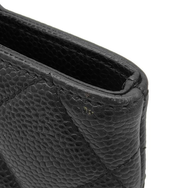 Chanel Tote Reissue Caviar Leather Black Silver CC Logo Shoulder Bag — view 8
