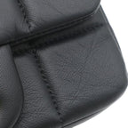 Chanel Shoulder Bag Choco Bar Mini Chain Lambskin Black Gold CC Logo Cube — view 6