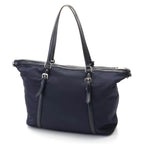 Prada 2-Way Bag Navy Nylon Leather Shoulder — view 2