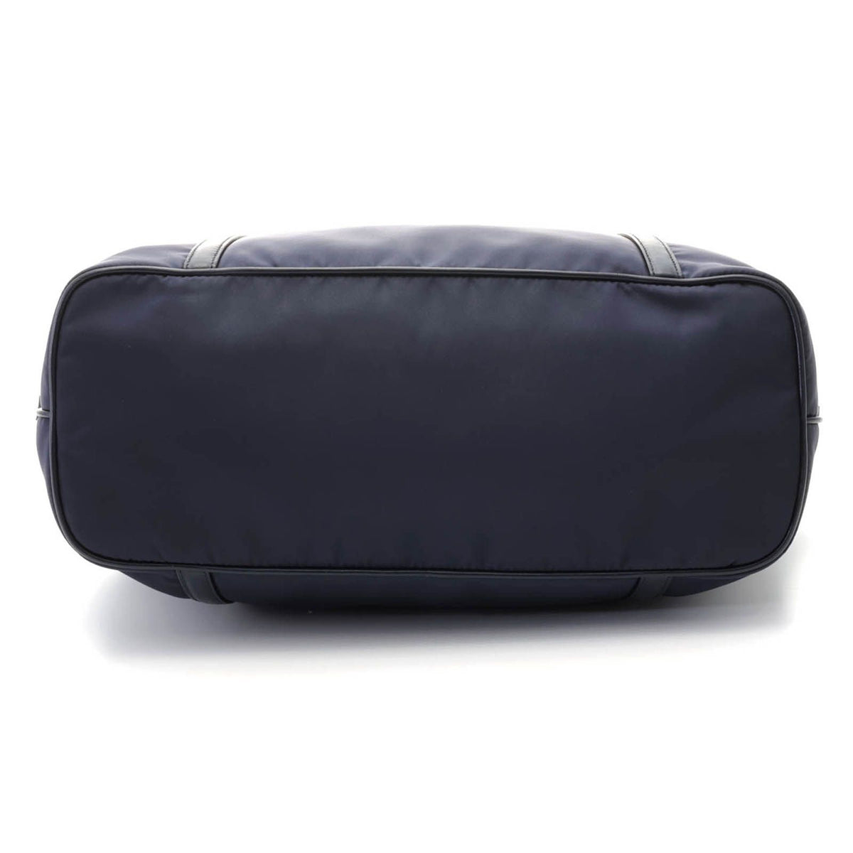 Prada 2-Way Bag Navy Nylon Leather Shoulder — view 3