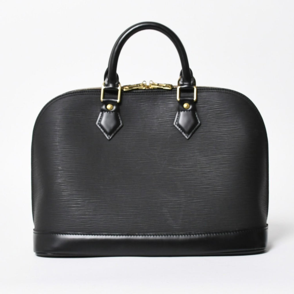 Louis Vuitton Alma PM Handbag Epi Leather Black Gold — view 2