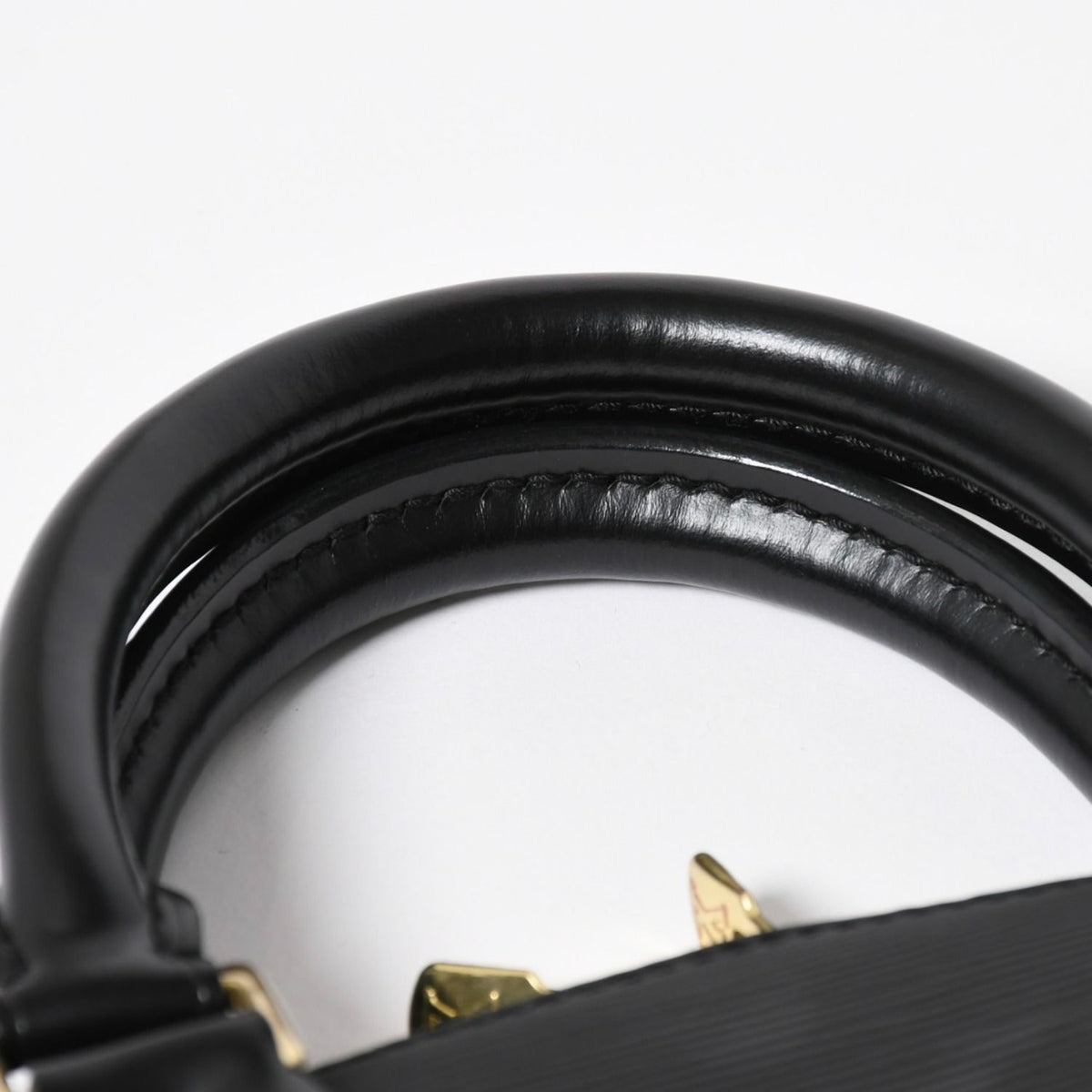 Louis Vuitton Alma PM Handbag Epi Leather Black Gold — view 7