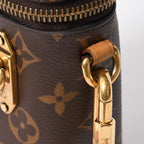 Louis Vuitton Monogram Phone Box Mini Shoulder Bag Brown Gold — view 6