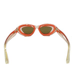 Bottega Veneta Sunglasses Brown Lens Red Clear Acetate Eyewear — view 3