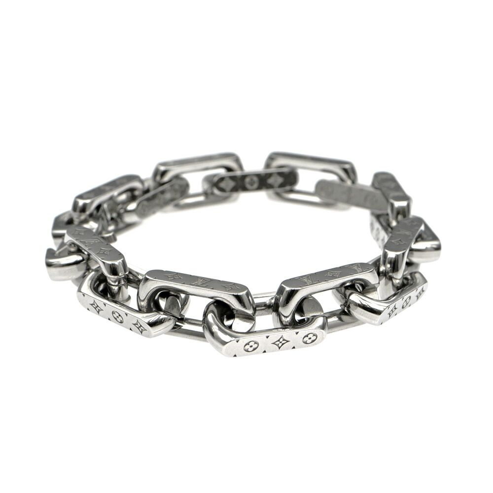 Louis Vuitton Bracelet Monogram Chain Silver — view 3