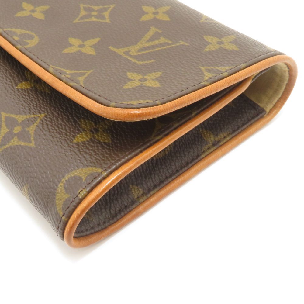 Louis Vuitton Pochette Twin GM Monogram Waist Bag Brown — view 5