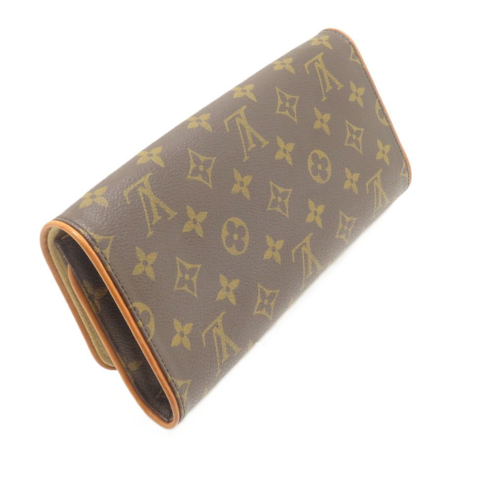 Louis Vuitton Pochette Twin GM Monogram Waist Bag Brown — view 2
