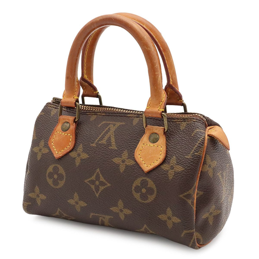 Louis Vuitton Monogram Mini Speedy Mini Bag Pouch Case — view 2