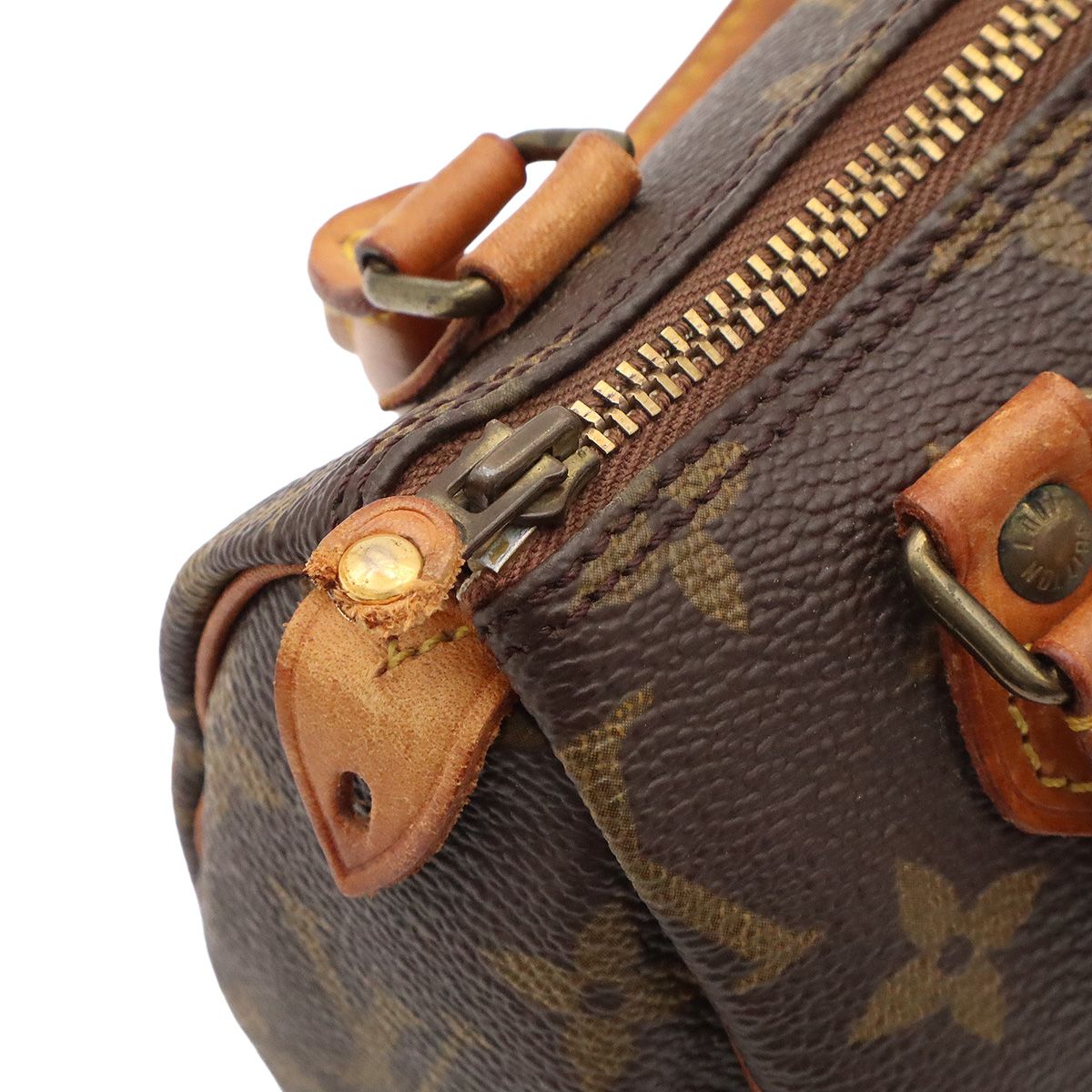 Louis Vuitton Monogram Mini Speedy Mini Bag Pouch Case — view 5