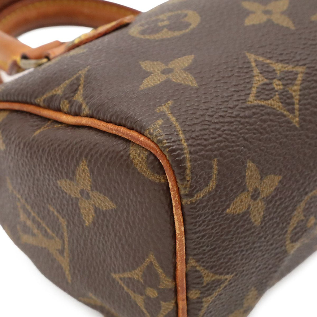 Louis Vuitton Monogram Mini Speedy Mini Bag Pouch Case — view 3