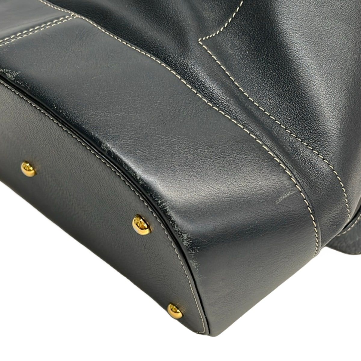 Loewe Backpack Anton Dark Navy Leather — view 6