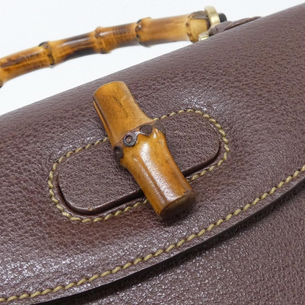 Gucci Vintage Bag Handbag Brown — view 4