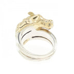 Hermes Vintage 925/750 Yellow Gold Ring — view 3
