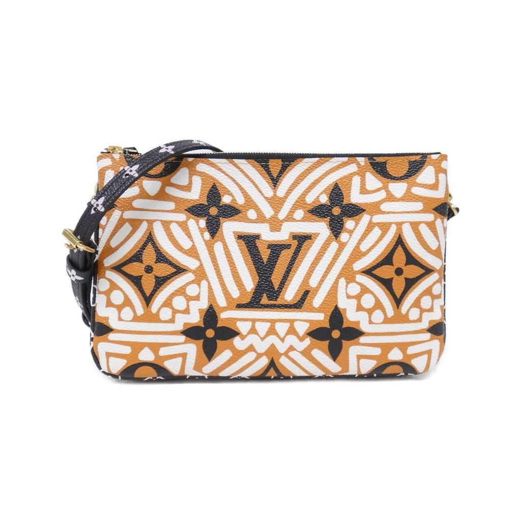 Louis Vuitton LV Crafty Pochette Double Zip Shoulder Bag