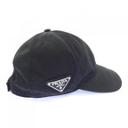 Prada Triangle Logo Cap Hat — view 4