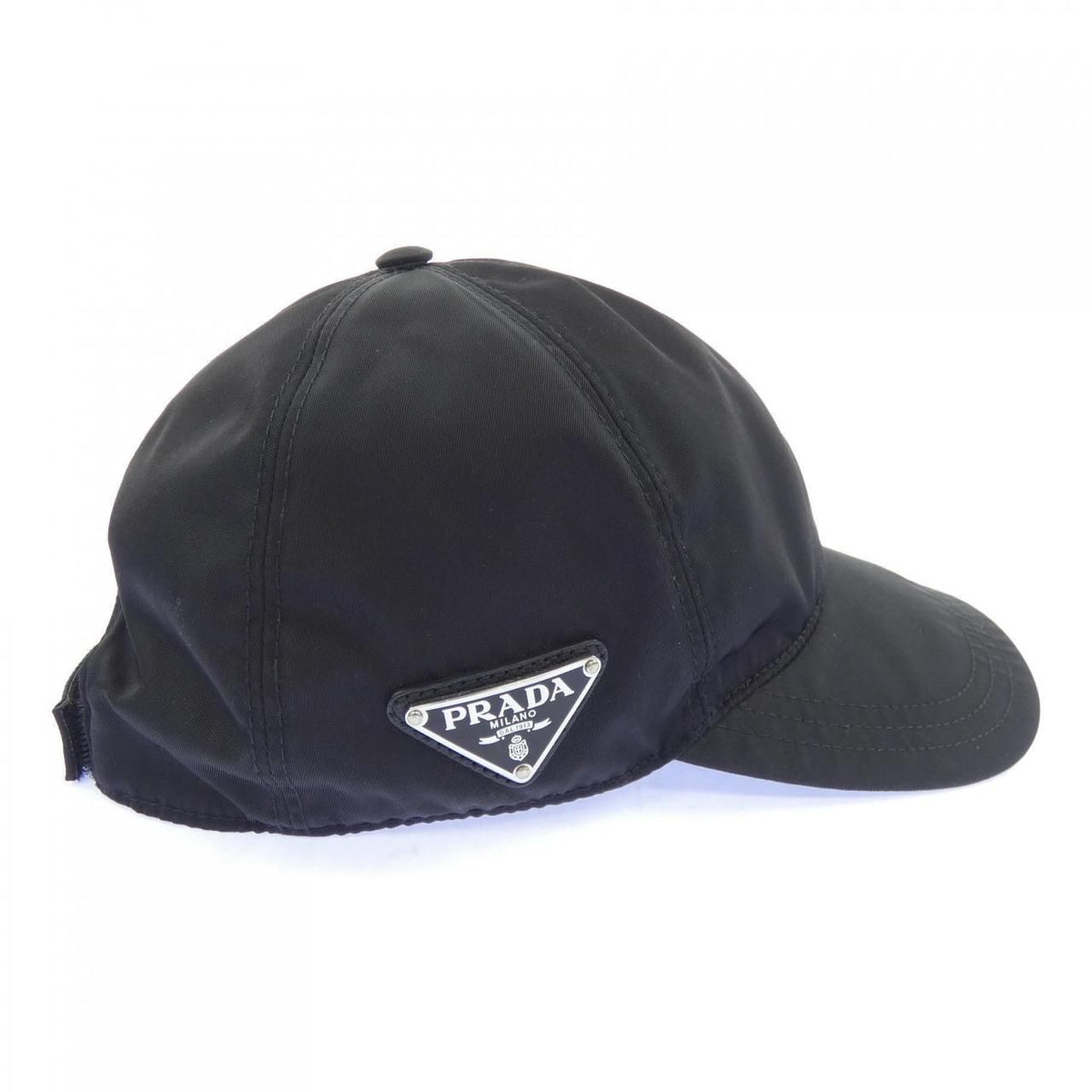 Prada Triangle Logo Cap Hat — view 4