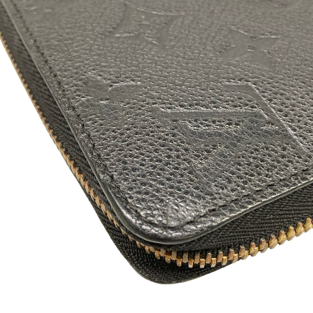 Louis Vuitton Wallet Monogram Empreinte Zippy Noir Leather — view 6