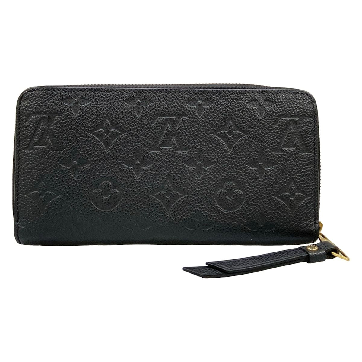 Louis Vuitton Wallet Monogram Empreinte Zippy Noir Leather — view 2