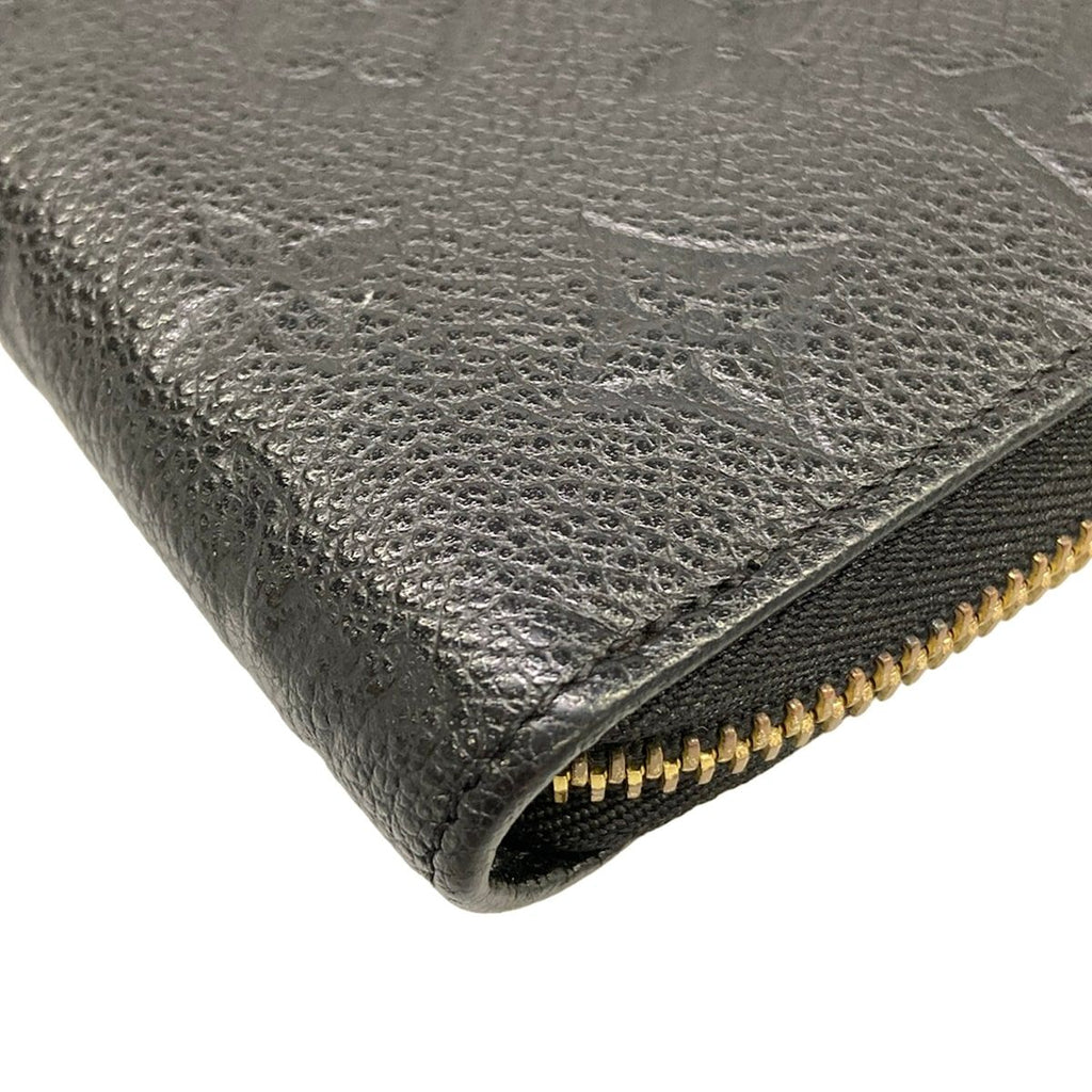 Louis Vuitton Wallet Monogram Empreinte Zippy Noir Leather — view 7