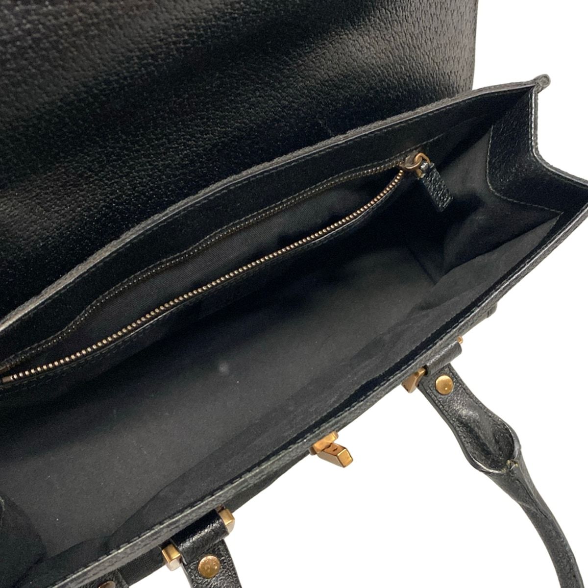 Gucci Handbag Black Leather — view 7