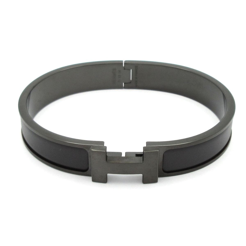 Hermes Bangle Clic H So Black Bracelet