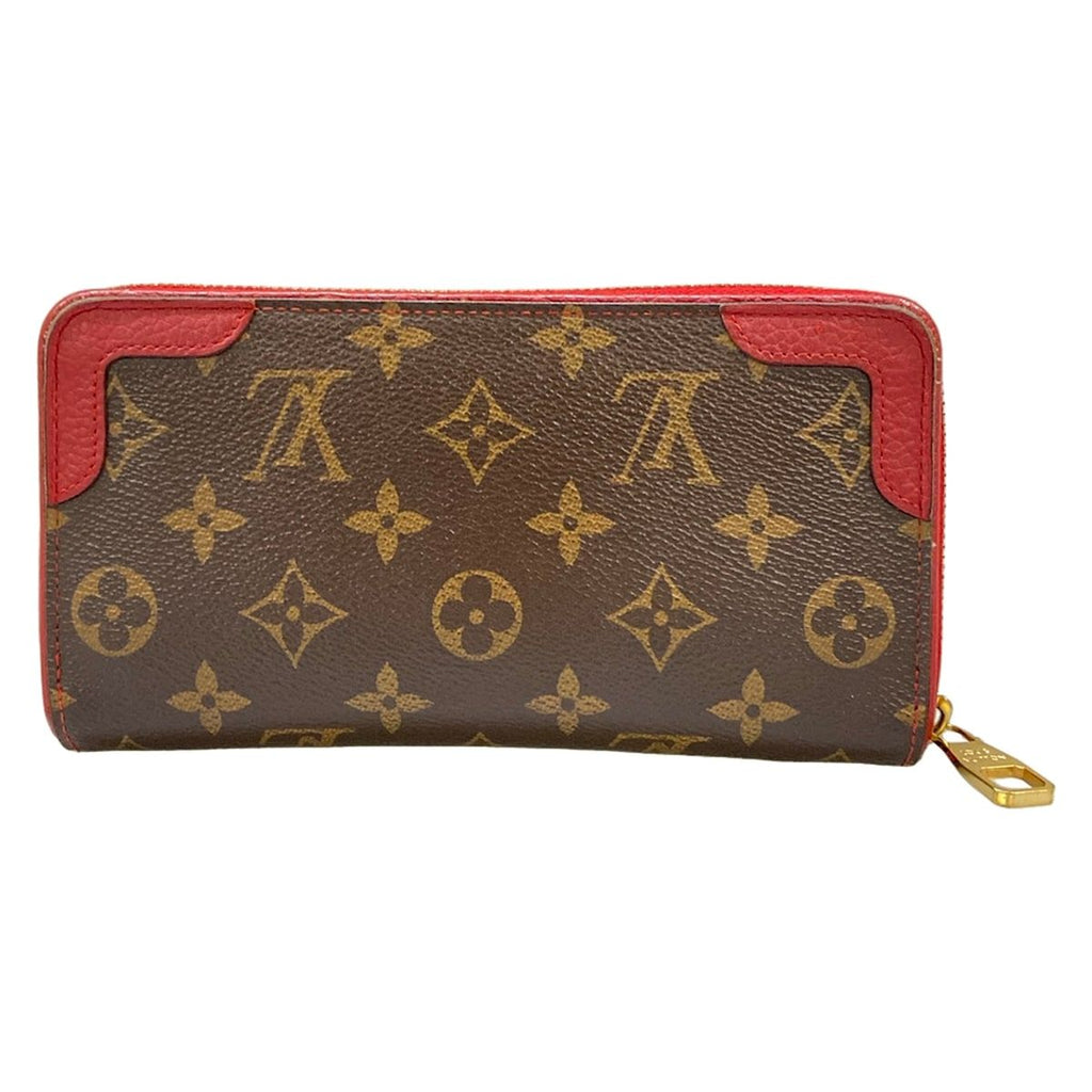 Louis Vuitton Wallet Monogram Zippy Retiro Cerise Leather — view 2