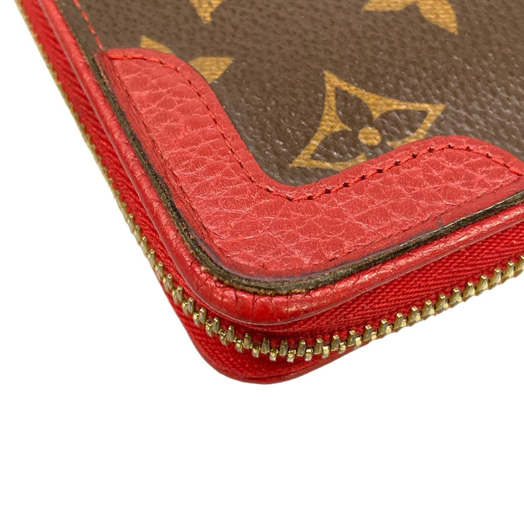 Louis Vuitton Wallet Monogram Zippy Retiro Cerise Leather — view 6